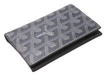 Load image into Gallery viewer, Goyard ゴヤール サンピエール カードケース カードホルダー PVC カーフスキン グレー 美品 中古 4c067508