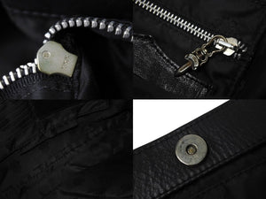 ChromeHearts クロムハーツ CH Plain JJDean Bag プレインJJディーンバッグ レザー シルバー925 ブラック 美品 中古 4c067513