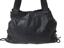Load image into Gallery viewer, ChromeHearts クロムハーツ CH Plain JJDean Bag プレインJJディーンバッグ レザー シルバー925 ブラック 美品 中古 4c067513