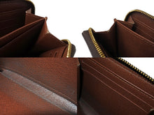 Load image into Gallery viewer, LOUIS VUITTON ルイヴィトン ジッピー コインパース M60067 モノグラムキャンバス ゴールド金具 ブラウン 美品 中古 4c067522