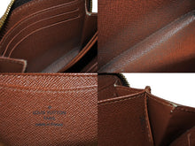 Load image into Gallery viewer, LOUIS VUITTON ルイヴィトン ジッピー コインパース M60067 モノグラムキャンバス ゴールド金具 ブラウン 美品 中古 4c067522