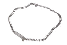 Load image into Gallery viewer, 極美品 Dior ディオール ネックレス チョーカー 重量17.3g シルバーカラー メタル ラインストーン アクセサリー 中古 4c067540