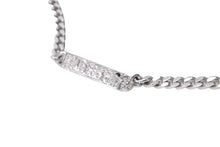 Load image into Gallery viewer, 極美品 Dior ディオール ネックレス チョーカー 重量17.3g シルバーカラー メタル ラインストーン アクセサリー 中古 4c067540