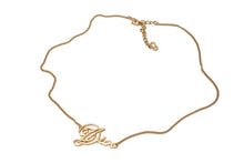 Load image into Gallery viewer, Christian Dior クリスチャンディオール グラフィティ ロゴ ネックレス ゴールド 6.4g メッキ アクセサリー ジュエリー 美品 中古 4c067541