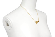 Load image into Gallery viewer, Christian Dior クリスチャンディオール グラフィティ ロゴ ネックレス ゴールド 6.4g メッキ アクセサリー ジュエリー 美品 中古 4c067541