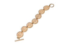 Load image into Gallery viewer, 極美品 Christian Dior クリスチャンディオール ブレスレット 全長19.5cm 幅2.2cm ゴールドカラー メタル アクセサリー 中古 4c067542