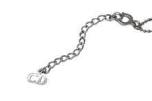 Load image into Gallery viewer, Christian Dior クリスチャンディオール ブレスレット 全長23cm ロゴデザイン シルバーカラー メタル アクセサリー 美品 中古 4c067544