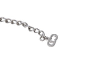 Load image into Gallery viewer, Christian Dior クリスチャンディオール ブレスレット 全長23cm ロゴデザイン シルバーカラー メタル アクセサリー 美品 中古 4c067544