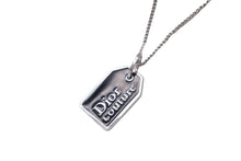Load image into Gallery viewer, 極美品 Dior ディオール ネックレス チョーカー Dior couture ディオール クチュール シルバーカラー ブラック メタル 中古 4c067546
