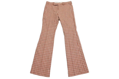 GUCCI グッチ トラウザーズ パンツ ツイードウール ナイロン レッド ホワイト ベージュ ブラック サイズ46 美品 中古 4c067549 