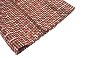 GUCCI グッチ トラウザーズ パンツ ツイードウール ナイロン レッド ホワイト ベージュ ブラック サイズ46 美品 中古 4c067549 
