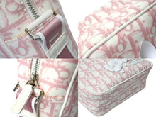 Load image into Gallery viewer, 新品未使用 Christian Dior クリスチャンディオール トロッター ショルダーバッグ ガーリーライン ラインストーン ピンク 中古 4c067557