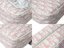 Load image into Gallery viewer, 新品未使用 Christian Dior クリスチャンディオール トロッター ショルダーバッグ ガーリーライン ラインストーン ピンク 中古 4c067557