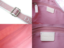 Load image into Gallery viewer, 新品未使用 Christian Dior クリスチャンディオール トロッター ショルダーバッグ ガーリーライン ラインストーン ピンク 中古 4c067557