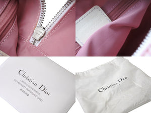 新品未使用 Christian Dior クリスチャンディオール トロッター ショルダーバッグ ガーリーライン ラインストーン ピンク 中古 4c067557