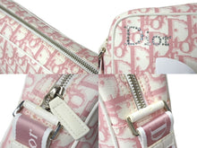 Load image into Gallery viewer, 極美品 ChristianDior クリスチャンディオール トロッター ショルダーバッグ ガーリーライン ラインストーン ピンク 中古 4c067559