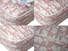 Load image into Gallery viewer, 極美品 ChristianDior クリスチャンディオール トロッター ショルダーバッグ ガーリーライン ラインストーン ピンク 中古 4c067559