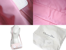 Load image into Gallery viewer, 極美品 ChristianDior クリスチャンディオール トロッター ショルダーバッグ ガーリーライン ラインストーン ピンク 中古 4c067559