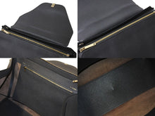 Load image into Gallery viewer, Valextra ヴァレクストラ イジィデ ラージ グレー レザー N402869 ハンドバック ゴールド金具 美品 中古 4c067583