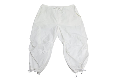 CHROME HEARTS クロムハーツ パラシュートパンツ ポリアミド ホワイト シルバー925金具 ONE SIZE 美品 中古 4c067584