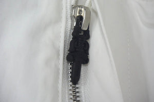 CHROME HEARTS クロムハーツ パラシュートパンツ ポリアミド ホワイト シルバー925金具 ONE SIZE 美品 中古 4c067584