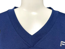 Load image into Gallery viewer, FUBU フブ フットボール ジャージ 半袖Tシャツ KOREA製 メッシュ ネイビー グレー ホワイト サイズXXL 美品 中古 4c067592
