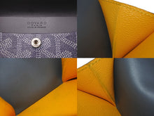 Load image into Gallery viewer, 極美品 Goyard ゴヤールマリニー コインケース 折りたたみ財布 コンパクト財布 小銭入れ フランス製 PVC グレー 中古 4c067597