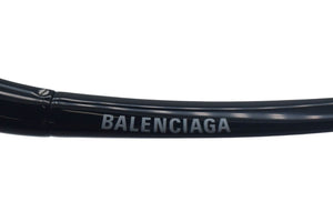 BALENCIAGA バレンシアガ Bat Rectangle サングラス バイオベースインジェクションナイロン ブラック サイズ59□20 美品 中古 4c067599
