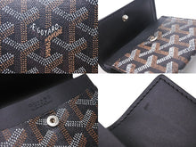 Load image into Gallery viewer, GOYARD ゴヤール マリニー ウォレット コインケース MARIGNPMLTY01CL01P ブラック フランス製 PVC レザー 美品 中古 4c067605