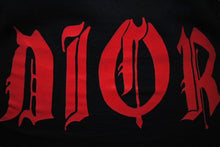 Load image into Gallery viewer, 極美品 Christian Dior クリスチャンディオール タンクトップ 2A12155580 サイズ36 ガリアーノ期 ロゴ ブラック レッド 中古 4c067610