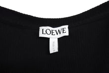 Load image into Gallery viewer, LOEWE ロエベ クロップド アナグラム タンクトップ S540Y07XAG サイズXS ブラック ホワイト コットン ポリウレタン 美品 中古 4c067613