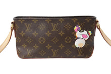 Load image into Gallery viewer, 新品同様 LOUIS VUITTON ルイヴィトン トロター ショルダーバッグ モノグラムパンダ 村上隆 ポシェット M51241 中古 4c067615