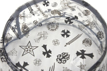 Load image into Gallery viewer, 極美品 CHROME HEARTS クロムハーツ バケットハット サイズM/L ブラック クリア ビニール 総柄 ロゴ プリント 中古 4c067618