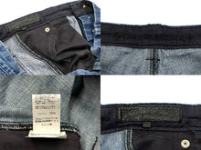 Load image into Gallery viewer, CHROME HEARTS クロムハーツ デニムカーペンターカットオフショートパンツ インディゴ シルバー925 サイズ34 美品 中古 4c067644