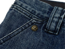 Load image into Gallery viewer, CHROME HEARTS クロムハーツ デニムカーペンターカットオフショートパンツ インディゴ シルバー925 サイズ34 美品 中古 4c067644