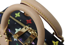 Load image into Gallery viewer, 新品同様 LOUIS VUITTON ルイヴィトン ハンドバッグ トゥルーヴィル ブラック 村上隆 M92662 マルチカラー ゴールド金具 中古 4c067649