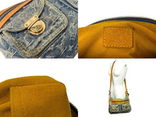 Load image into Gallery viewer, LouisVuitton ルイヴィトン バギーPM ショルダーバッグ M95049 モノグラムデニム ヌメ革 ブルー ゴールド 良品 中古 4c067651