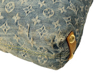 Load image into Gallery viewer, LouisVuitton ルイヴィトン バギーPM ショルダーバッグ M95049 モノグラムデニム ヌメ革 ブルー ゴールド 良品 中古 4c067651