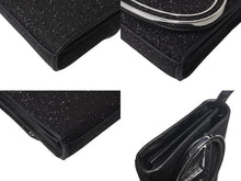 Load image into Gallery viewer, 新品未使用 DIESEL ディーゼル 1DR WALLET STRAP X09809 P0787 レザー ブラック シルバー 2WAYバッグ 中古 4c067664