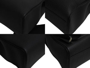 極美品 HERMES エルメス ケリー アッカドGM ショルダーバッグ U刻印 トゴ ブラック シルバー金具 フランス製 中古 4c067669