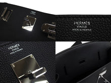 Load image into Gallery viewer, 極美品 HERMES エルメス ケリー アッカドGM ショルダーバッグ U刻印 トゴ ブラック シルバー金具 フランス製 中古 4c067669