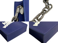 Load image into Gallery viewer, LOUIS VUITTON ルイヴィトン エブリデイLV サック プラ XS 2way M80841 シルバー金具 ブルー ホワイト 美品 中古 4c067673