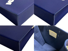 Load image into Gallery viewer, LOUIS VUITTON ルイヴィトン エブリデイLV サック プラ XS 2way M80841 シルバー金具 ブルー ホワイト 美品 中古 4c067673