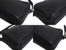 画像をギャラリービューアに読み込む, 極美品 PRADA プラダ ショルダーバッグ 1BH096 斜め掛けバッグ ブラック レザー シルバー金具 中古 4c067687 
