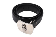 Load image into Gallery viewer, CHROME HEARTS クロムハーツ 1.5 STRAP ベルトストラップ サイズ32 ブラック レザー シルバー925 美品 中古 4c067700