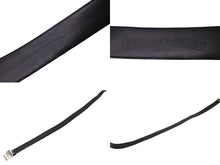 Load image into Gallery viewer, CHROME HEARTS クロムハーツ 1.5 STRAP ベルトストラップ サイズ32 ブラック レザー シルバー925 美品 中古 4c067700