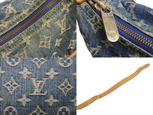 Load image into Gallery viewer, LOUIS VUITTON ルイ ヴィトン バギーGM ショルダーバッグ M95048 モノグラムデニム ブルー ベージュ 美品 中古 4c067722