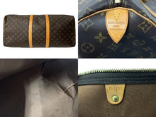 Load image into Gallery viewer, LOUIS VUITTON ルイヴィトン キーポル55 M41424 ボストンバッグ モノグラムキャンバス ブラウン 美品 中古 4c067723