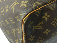 Load image into Gallery viewer, LOUIS VUITTON ルイヴィトン キーポル55 M41424 ボストンバッグ モノグラムキャンバス ブラウン 美品 中古 4c067723
