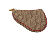Load image into Gallery viewer, ChristianDior クリスチャンディオール サドル ラスタ ロゴグラム コインケース ベージュ マルチカラー 美品 中古 4c067727